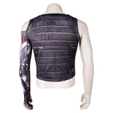 Game Cyberpunk 2077 Johnny Silverhand Printed Tops Outfits Cosplay Costume Halloween Carnival Suit